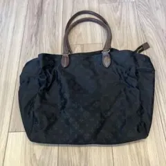 ネイビー色　ナイロン トートバッグ