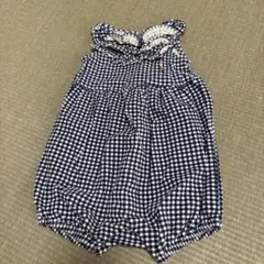 ロンパース ラルフローレン　75cm 9M ギンガムチェック