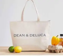 DEAN ＆ DELUCA 保冷機能付き コットン素材のロゴトート