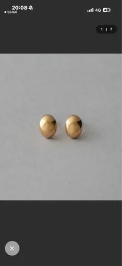 ete オーバル ピアス