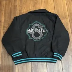ハリーポッター スリザリン スタジャン ブラック ターコイズ Lサイズ