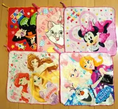 ディズニー ループ付きタオル 5枚セット