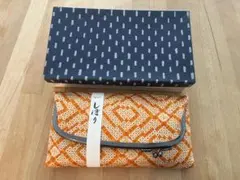 新品★高級しぼり生地 和装用バッグ がま口財布・ポーチ