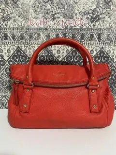 【美品】kate spade レザー 2WAY ハンドバッグ トート ショルダー