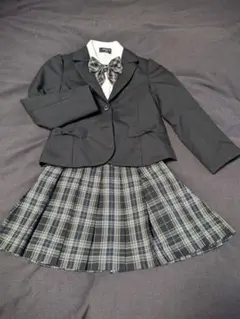 入学式　卒業式　120女児　セレモニースーツ　結婚式　ジャケット　スカート