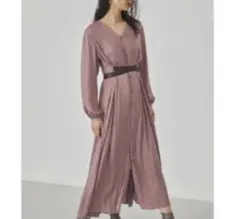 FRAY I.D レザーベルトワンピース