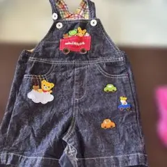 miki HOUSE デニムオーバーオール 80サイズ
