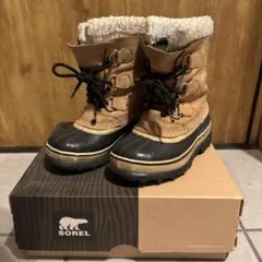 SOREL スノーブーツ ベージュ/ブラック