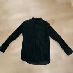 ダークグリーン コーデュロイ 長袖シャツ