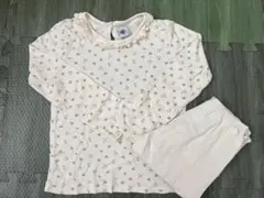 PETIT BATEAU パジャマ 6ans 116cm 花柄のサムネイル