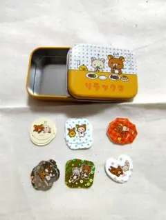 リラックマ缶入りシールセット