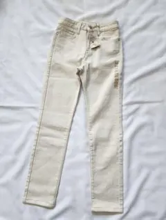 【新品】無印　MUJI　ストレッチデニム　スリムパンツ