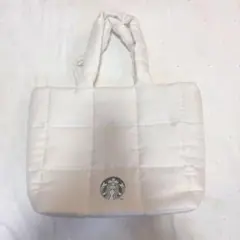 【新品未使用】スターバックス 2023年福袋　キルティングトートバッグ ホワイト