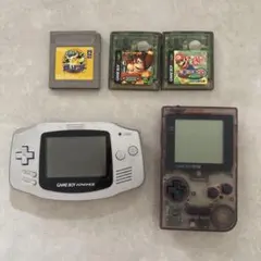 ゲームボーイポケット MGB-001 クリアパープル