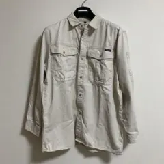 寅壱　ベージュ　作業着　作業服　 L 綿100%