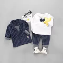 新作♡キッズフォーマル スーツ3点セット　男の子