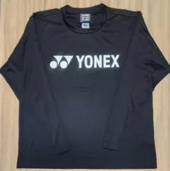 YONEX ユニ ロングスリーブTシャツ ブラック L