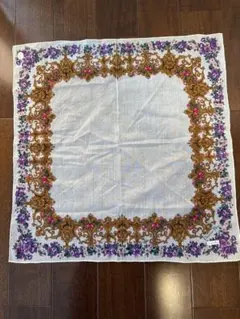 Christian Dior フラワーパターン ハンカチ