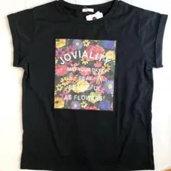 【新品未使用】ハニーズ半袖Ｔシャツ　Ｌサイズ　ブラックのサムネイル