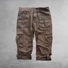 semantic design カーゴパンツ 亜熱帯 ブラウン グランジ y2kのサムネイル