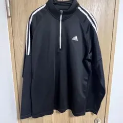adidas トラックジャケット Lサイズ ブラック used
