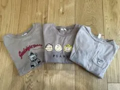 Tシャツ 3枚セット　PAIRMANON PEANUTS ELFIN DOLL