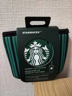 スタバ ホーンテッドマンションコラボグッズ　ファブリックカップスリーブ