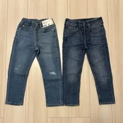 新品＊UNIQLO・H&Mデニム2点♡キッズデニムZARAザラGAPキッズパンツ