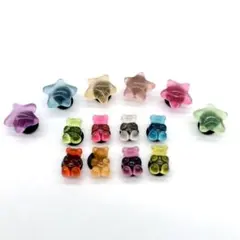 再入荷‼️クマ くま 熊 ベア 星　クロックスアクセサリー　ジビッツ サンダル