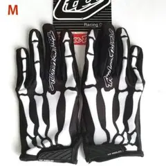 バイク グローブ トロイリー デザインズ モトクロス 骨 黒白 Mサイズのサムネイル
