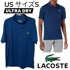 美品ラコステLACOST半袖ポロシャツ　ドライ　速乾　スポーツ　ゴルフウェアS