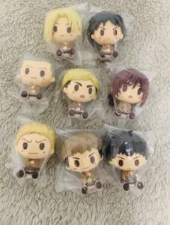 全8種セット ちょこのっこフィギュア 一番くじ 進撃の巨人