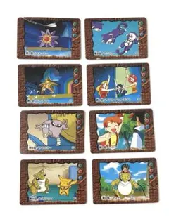 当時物】ポケモン ジャンボカードダス ミニカード8枚セット - メルカリ