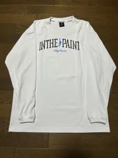 IN THE PAINT 長袖プラクティスシャツ ホワイト L