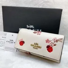 ✨未使用✨COACH コーチ レディーバグ 6連キーケース てんとう虫 レザー