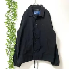 INHERIT 黒のボタンジャケット M