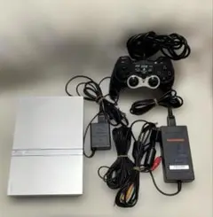 PlayStation 2 シルバー 本体 コントローラー付き