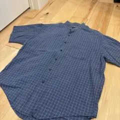 SIMPLE LIFE 半袖チェックシャツ M