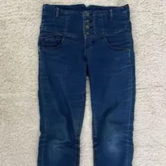 JEANASIS ジーナシス ブルー ハイウエスト デニム