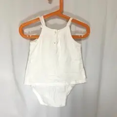 babyGap babyGap ベビーロンパース 白 80 女の子12-18ヶ月