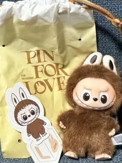 ラブブ PIN FOR LOVE イニシャル【L】