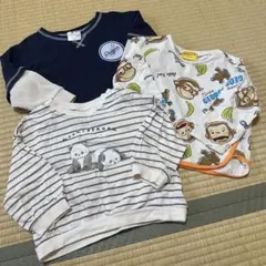 は*る様 95cm長袖Tシャツ3枚セット