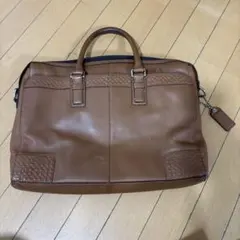 COACH ビジネスバッグ ブラウン レザー