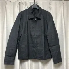 GU ジップアップ　ブルゾン　グレンチェック　S メンズ　アウター