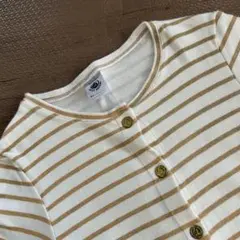 プチバトー　Petit Bateau 6ans 116cm カーディガン　ラメ入