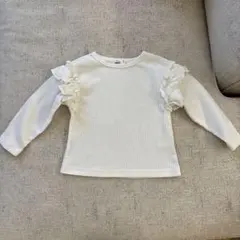 ワッフルロンT長袖カットソー 100cm