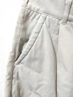 美品‼️ベージュ やわらかソフトコーデュロイ カジュアルパンツ