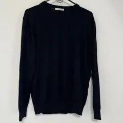 ハイゲージクルーネックセーター Mサイズ ブラック黒 UNITED ARROWS