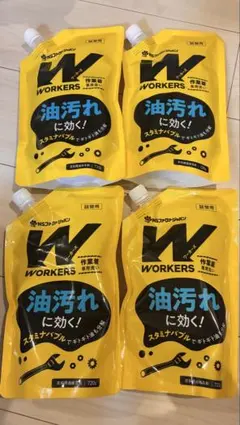 NSファーファ WORKERS 作業着専用洗い 液体洗剤 詰替 4個セットのサムネイル