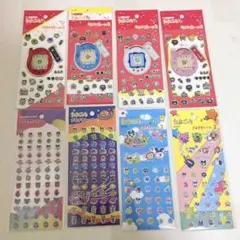 たまごっち　キラキラシール プチプチシール　まめっち　セリア　シール　シール帳